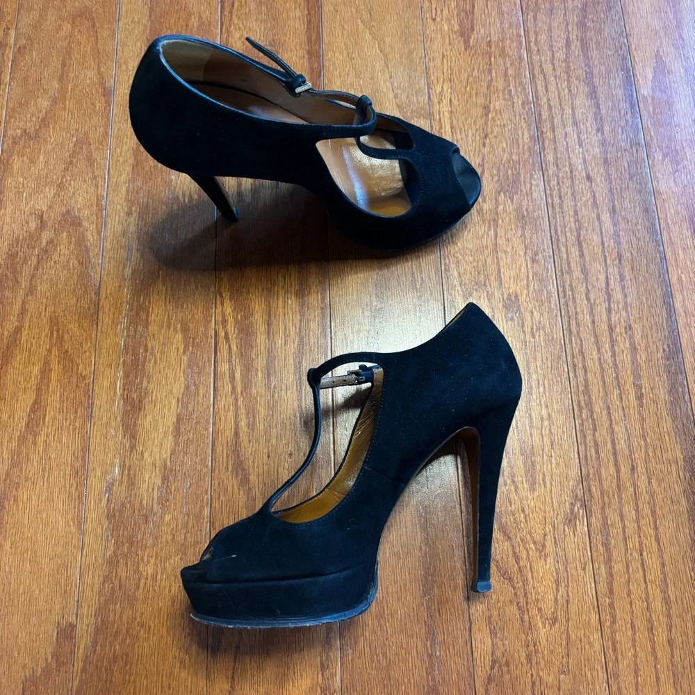 Gucci Mary Jane Peep-Toe Platform Pump size 36.5 - Picture 4 of 8